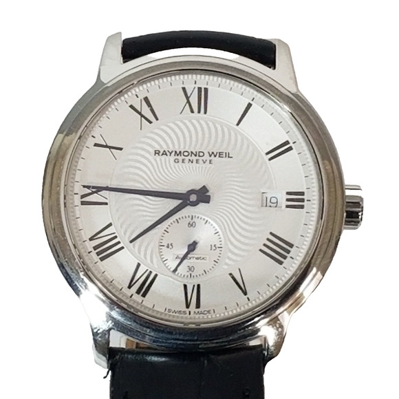 Raymond Weil Maestro Auto Steel Mens Strap Watch Date 2238-v454431 - Picture 2 of 16
